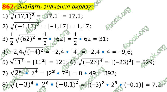 ГДЗ Алгебра 8 клас Мерзляк (2025)