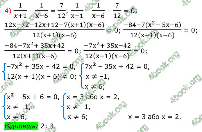 ГДЗ Алгебра 8 клас Мерзляк (2025)