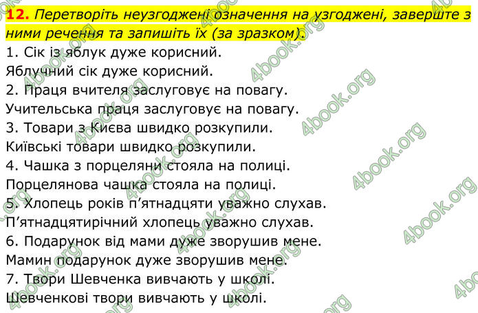ГДЗ Українська мова 8 клас Авраменко (2025)