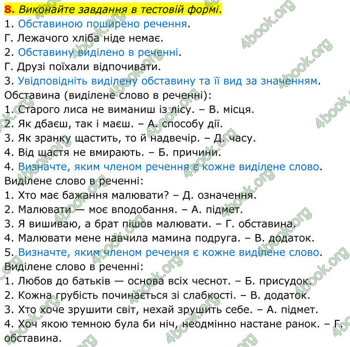 ГДЗ Українська мова 8 клас Авраменко (2025)