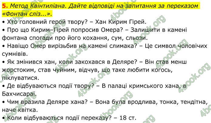 ГДЗ Українська література 8 клас Авраменко (2025)