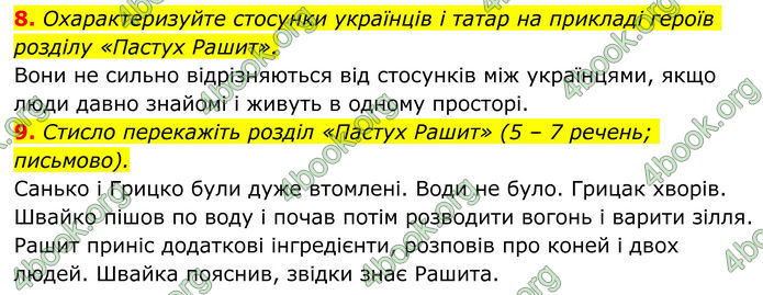ГДЗ Українська література 8 клас Авраменко (2025)