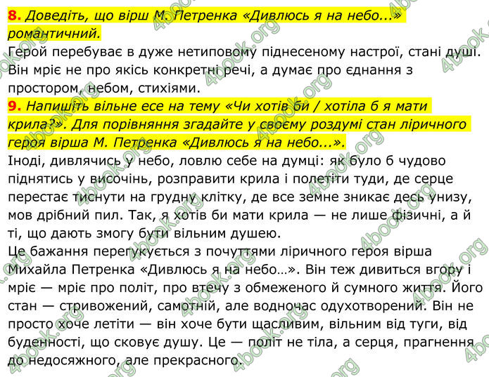 ГДЗ Українська література 8 клас Авраменко (2025)