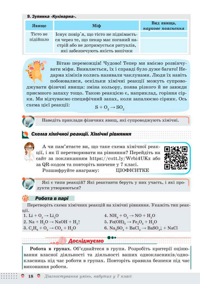Підручник Хімія 8 клас Мідак (2025)