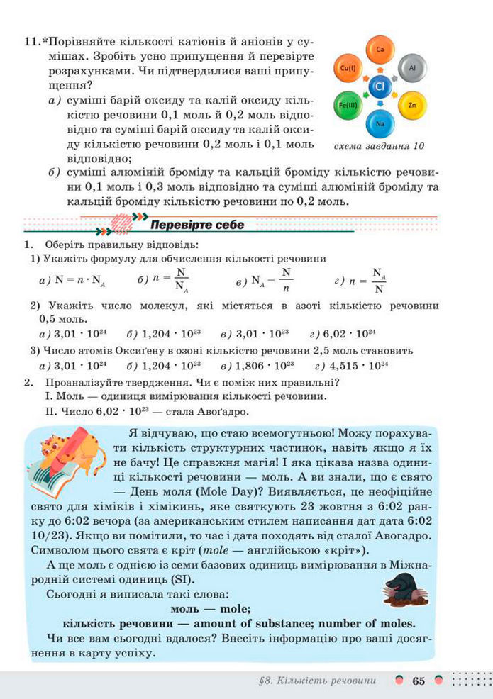 Підручник Хімія 8 клас Мідак (2025)