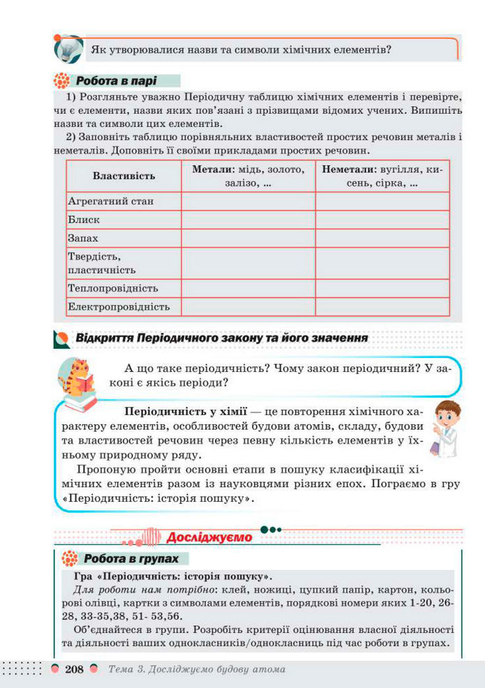 Підручник Хімія 8 клас Мідак (2025)