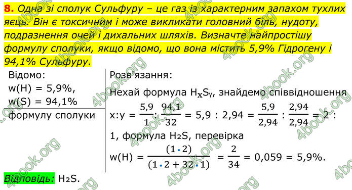 ГДЗ Хімія 8 клас Мідак