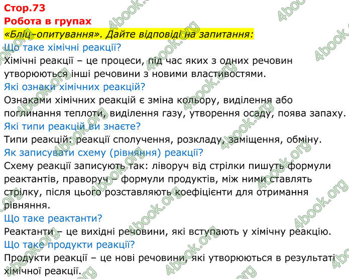 ГДЗ Хімія 8 клас Мідак