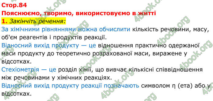 ГДЗ Хімія 8 клас Мідак