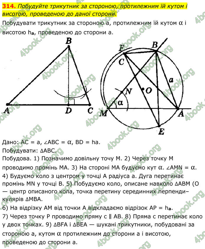 ГДЗ Геометрія 8 клас Мерзляк (2025)