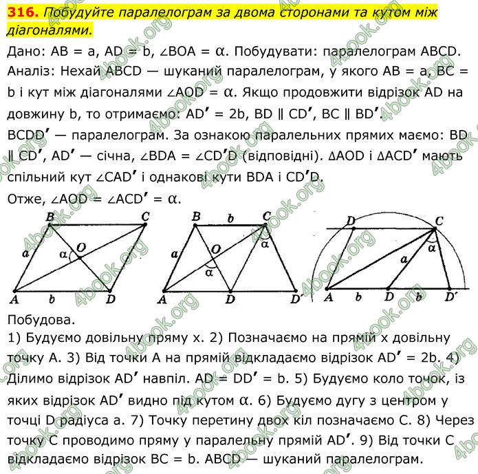 ГДЗ Геометрія 8 клас Мерзляк (2025)