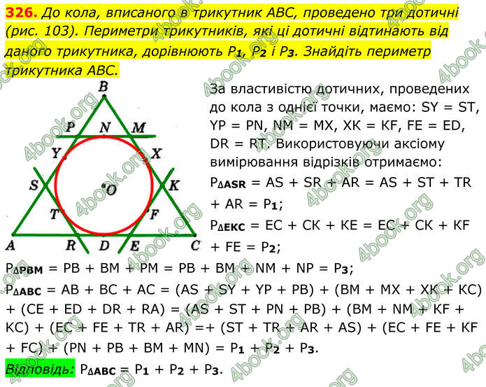 ГДЗ Геометрія 8 клас Мерзляк (2025)