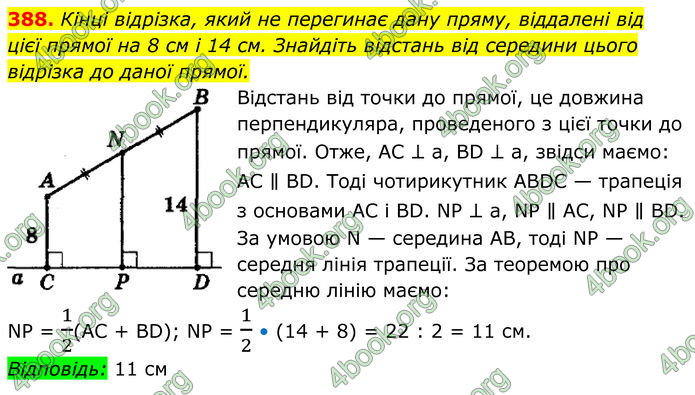 ГДЗ Геометрія 8 клас Мерзляк (2025)
