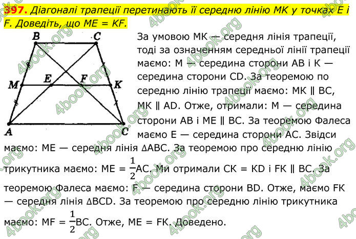 ГДЗ Геометрія 8 клас Мерзляк (2025)
