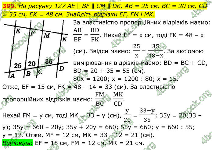 ГДЗ Геометрія 8 клас Мерзляк (2025)