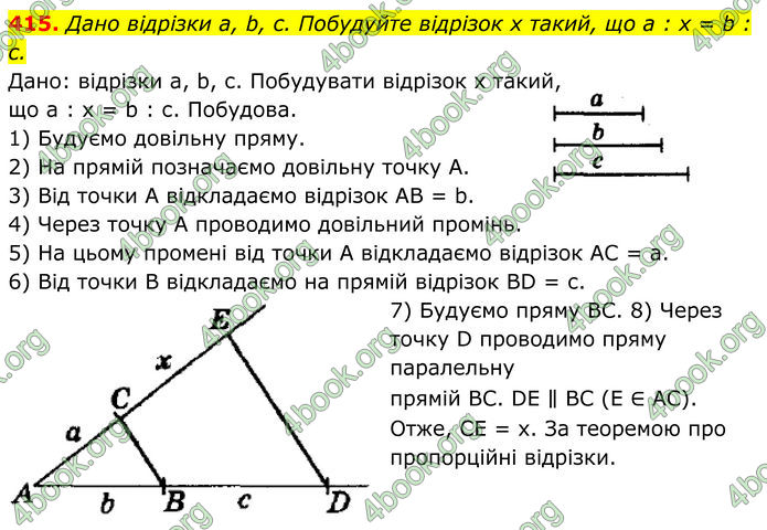 ГДЗ Геометрія 8 клас Мерзляк (2025)