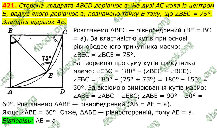 ГДЗ Геометрія 8 клас Мерзляк (2025)
