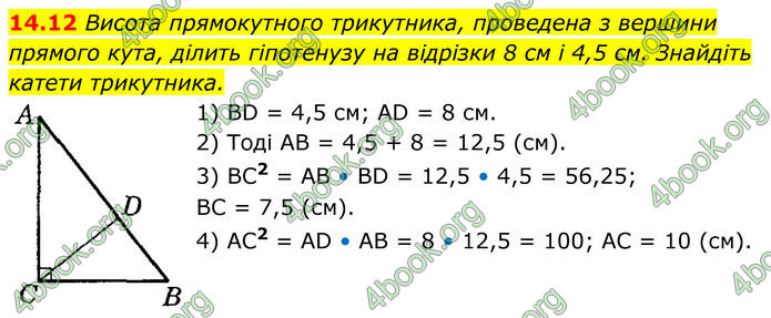 ГДЗ Геометрія 8 клас Істер (2025)