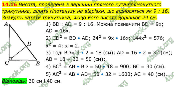 ГДЗ Геометрія 8 клас Істер (2025)