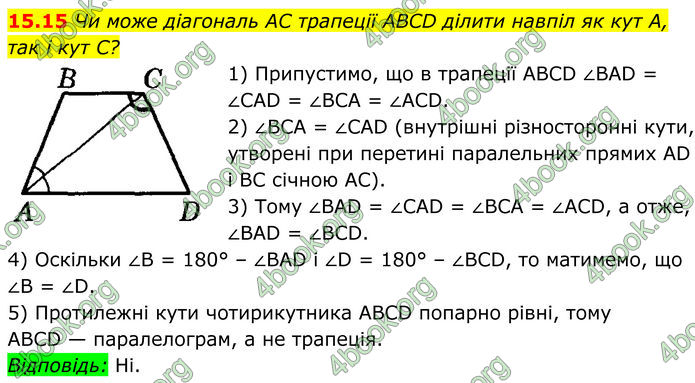 ГДЗ Геометрія 8 клас Істер (2025) ГДЗ Геометрія 8 клас Істер (2025)