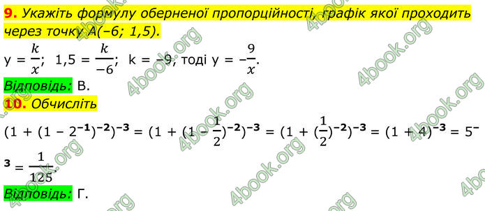 ГДЗ Алгебра 8 клас Істер (2025)