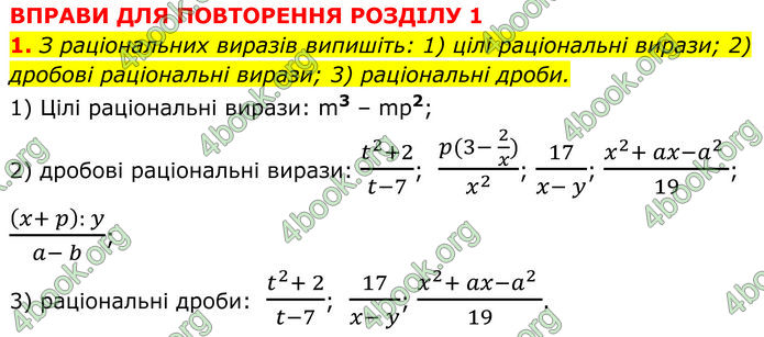 ГДЗ Алгебра 8 клас Істер (2025)