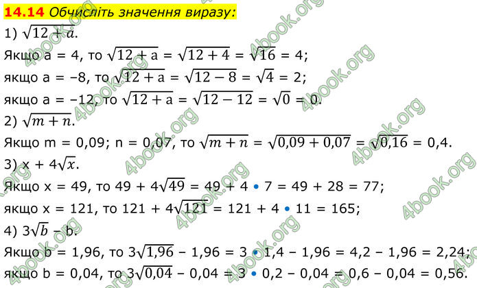 ГДЗ Алгебра 8 клас Істер (2025)