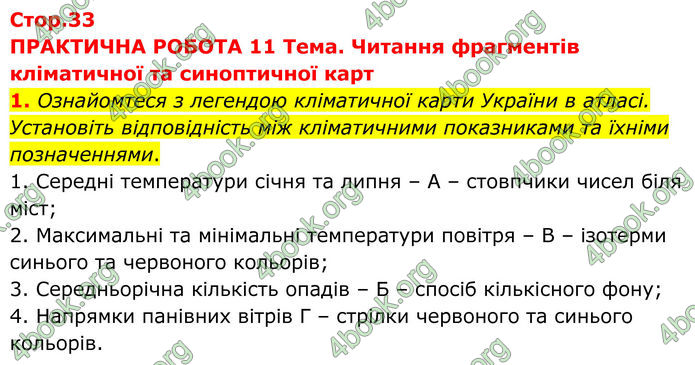 ГДЗ Зошит практичні Географія 8 клас Довгань (2025)