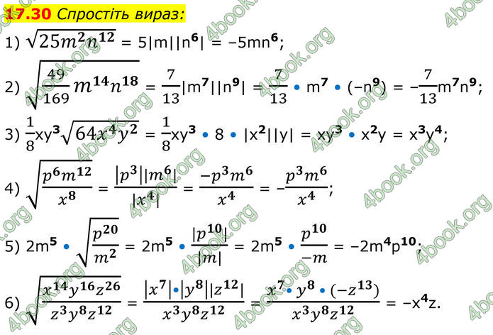 ГДЗ Алгебра 8 клас Істер (2025)