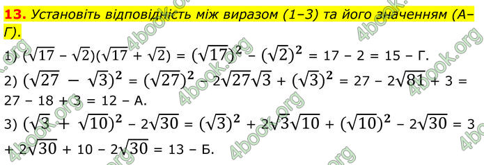 ГДЗ Алгебра 8 клас Істер (2025)