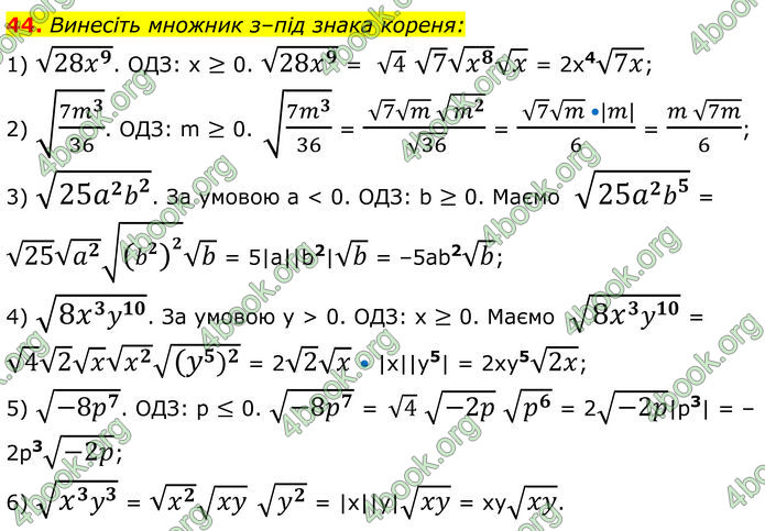 ГДЗ Алгебра 8 клас Істер (2025)