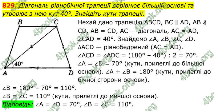 ГДЗ Геометрія 8 клас Мерзляк (2025)