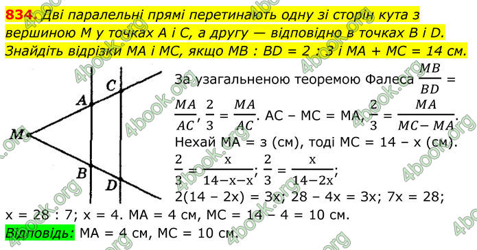ГДЗ Геометрія 8 клас Мерзляк (2025)