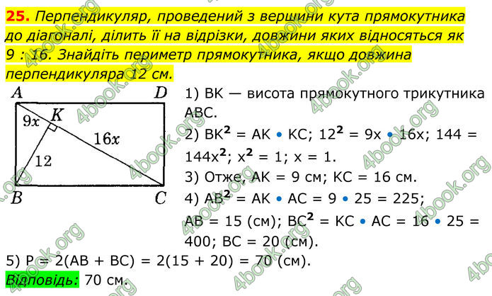 ГДЗ Геометрія 8 клас Істер (2025)