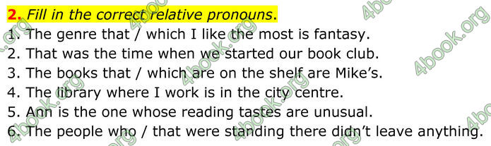 ГДЗ Граматика Англійська мова 8 клас Карпюк (2025)