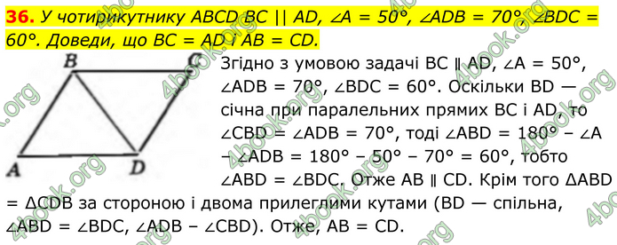 ГДЗ Геометрія 8 клас Бевз (2025)