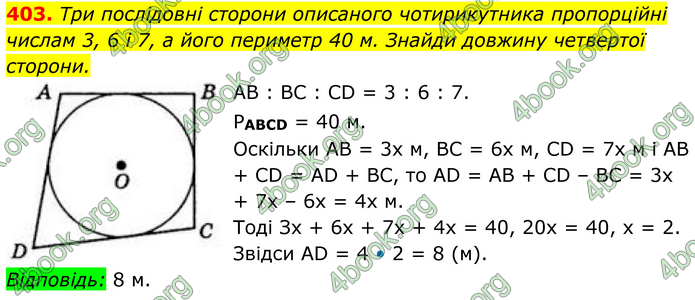 ГДЗ Геометрія 8 клас Бевз (2025)