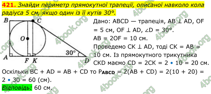 ГДЗ Геометрія 8 клас Бевз (2025)