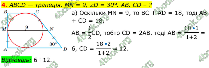 ГДЗ Геометрія 8 клас Бевз (2025)