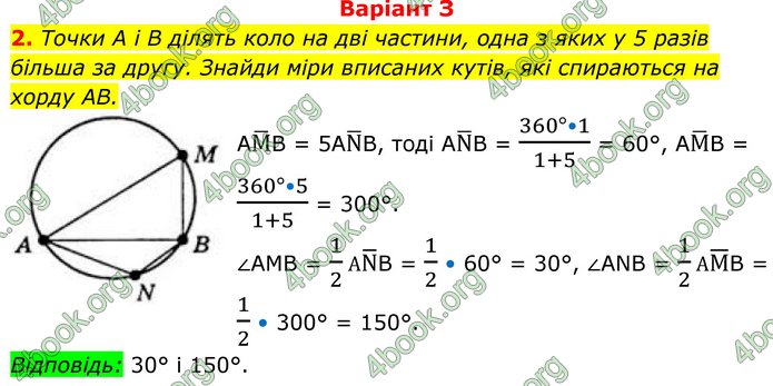 ГДЗ Геометрія 8 клас Бевз (2025)