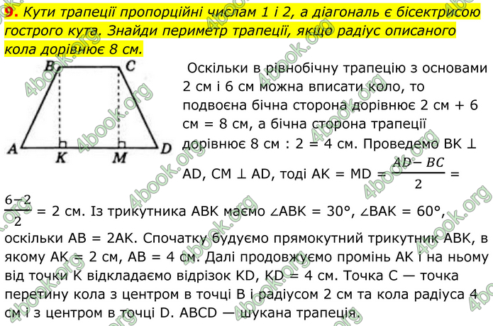 ГДЗ Геометрія 8 клас Бевз (2025)