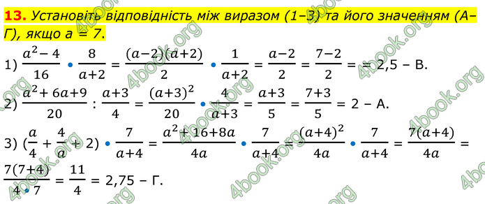 ГДЗ Математика 8 клас Істер (2025) - 1 ЧАСТИНА