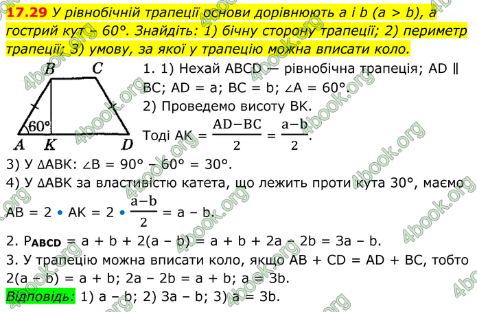 ГДЗ Математика 8 клас Істер (2025) - 1 ЧАСТИНА