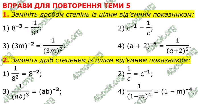 ГДЗ Математика 8 клас Істер (2025) - 1 ЧАСТИНА