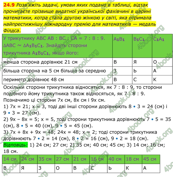 ГДЗ Математика 8 клас Істер (2025) - 1 ЧАСТИНА