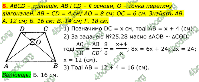 ГДЗ Математика 8 клас Істер (2025) - 1 ЧАСТИНА