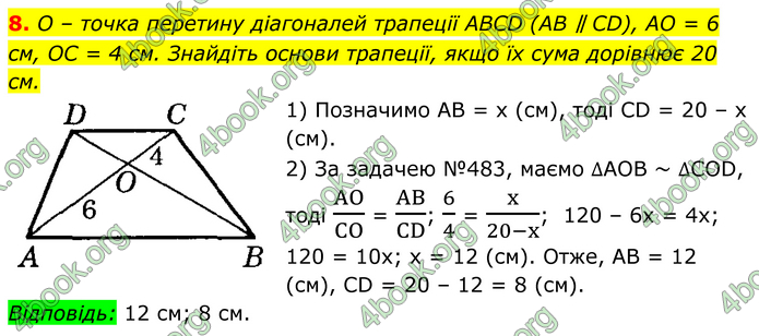 ГДЗ Математика 8 клас Істер (2025) - 1 ЧАСТИНА