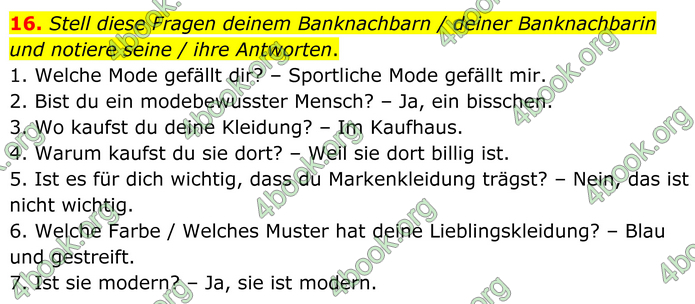 ГДЗ Зошит Німецька мова 8 клас Басай (2025)