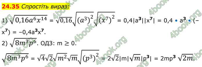 ГДЗ Алгебра 8 клас Істер (2025)