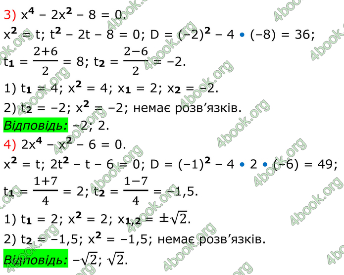 ГДЗ Алгебра 8 клас Істер (2025)